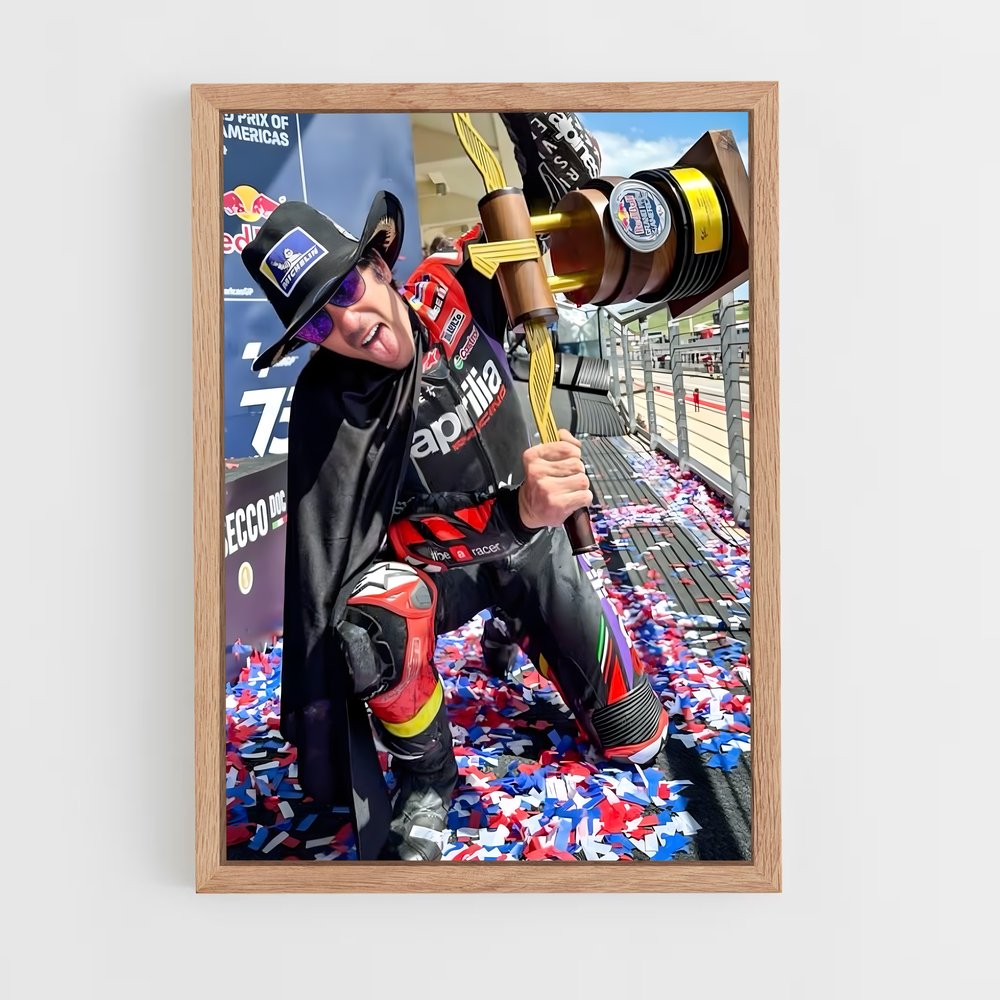 ap-maverick vinales-4 cadre Bois clair