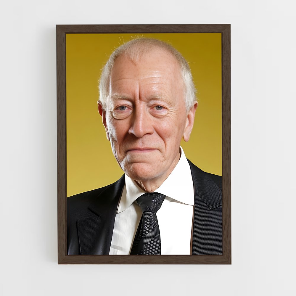 ap-max von sydow-3 cadre Bois foncé