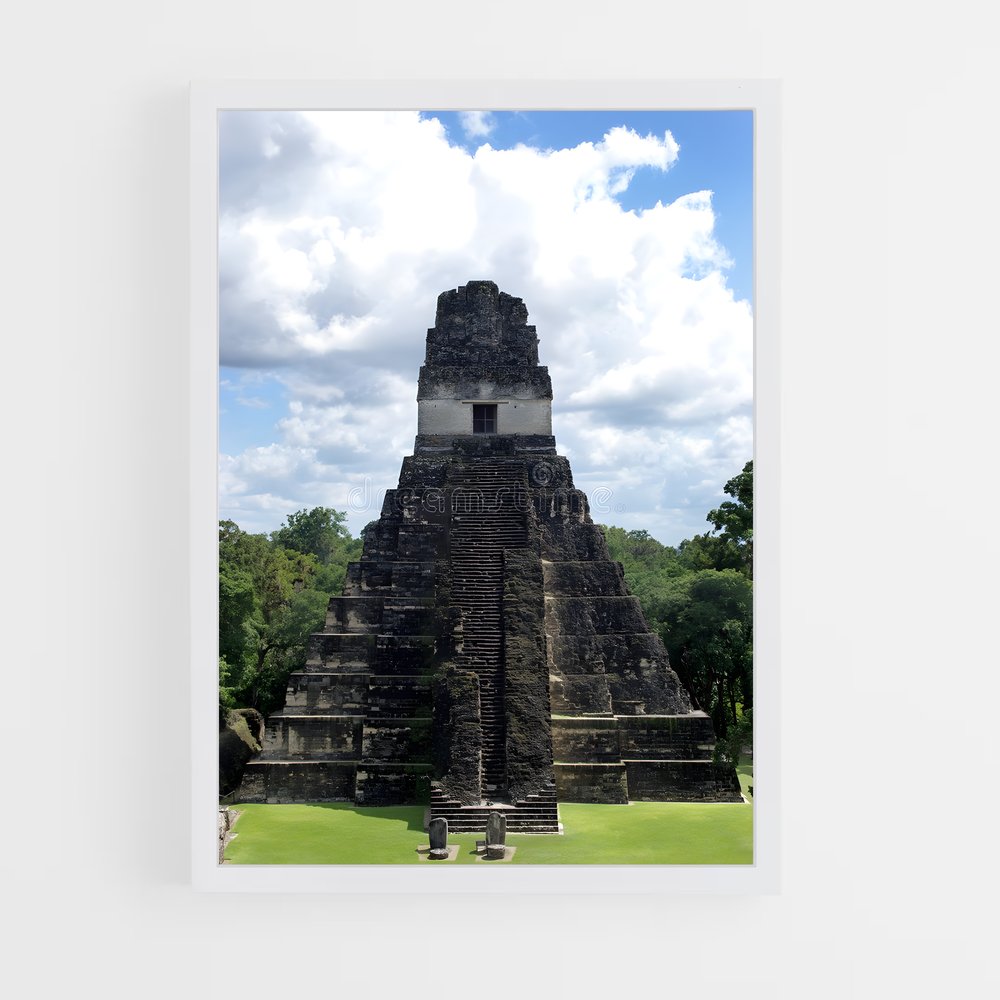 ap-mayan pyramid-7 cadre Blanc