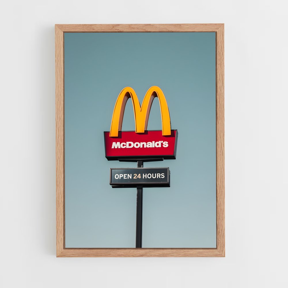 ap-mcdonalds-3 cadre Bois clair