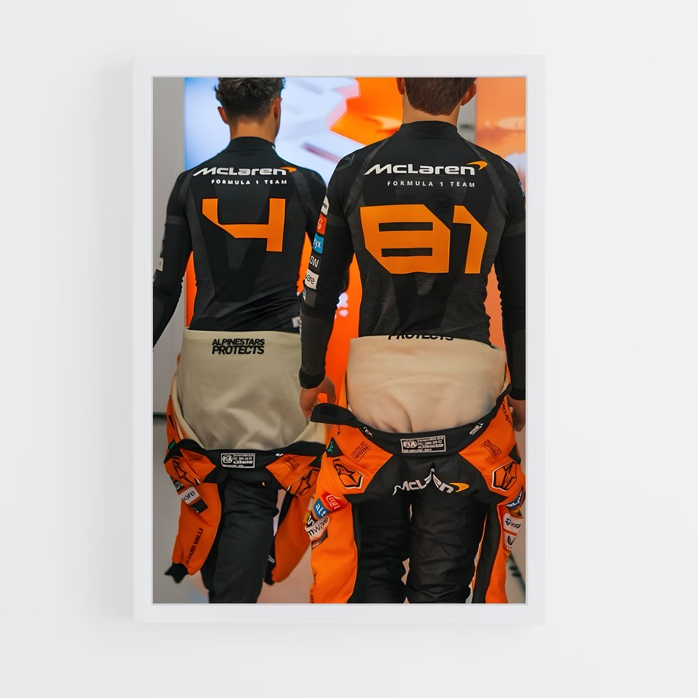 ap-mclaren f1 team-2 cadre Blanc