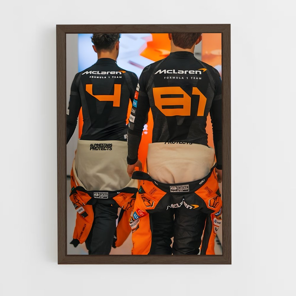 ap-mclaren f1 team-2 cadre Bois foncé