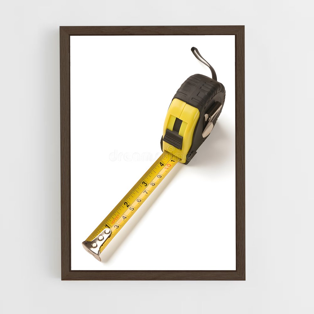 ap-measuring tape-1 cadre Bois foncé
