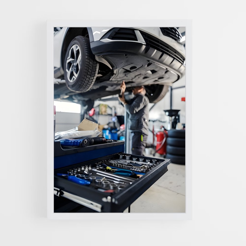 ap-mechanic-9 cadre Blanc