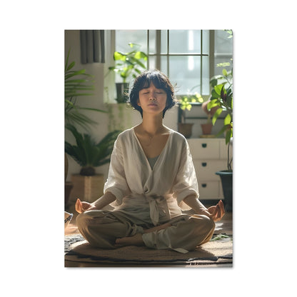 Poster Meditation pose 19185