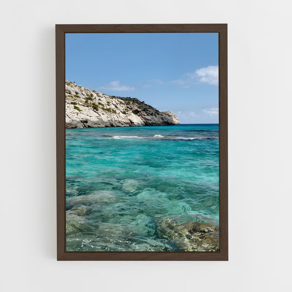 ap-mediterranean sea-1 cadre Bois foncé