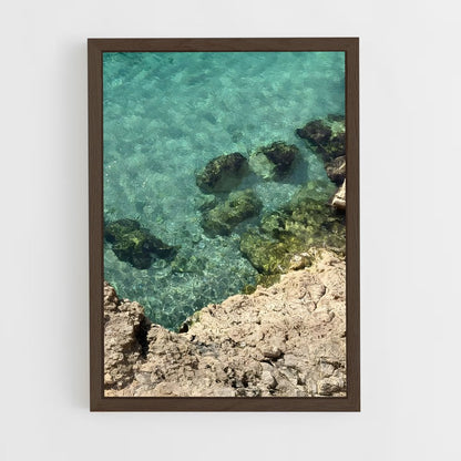 ap-mediterranean sea-10 cadre Bois foncé