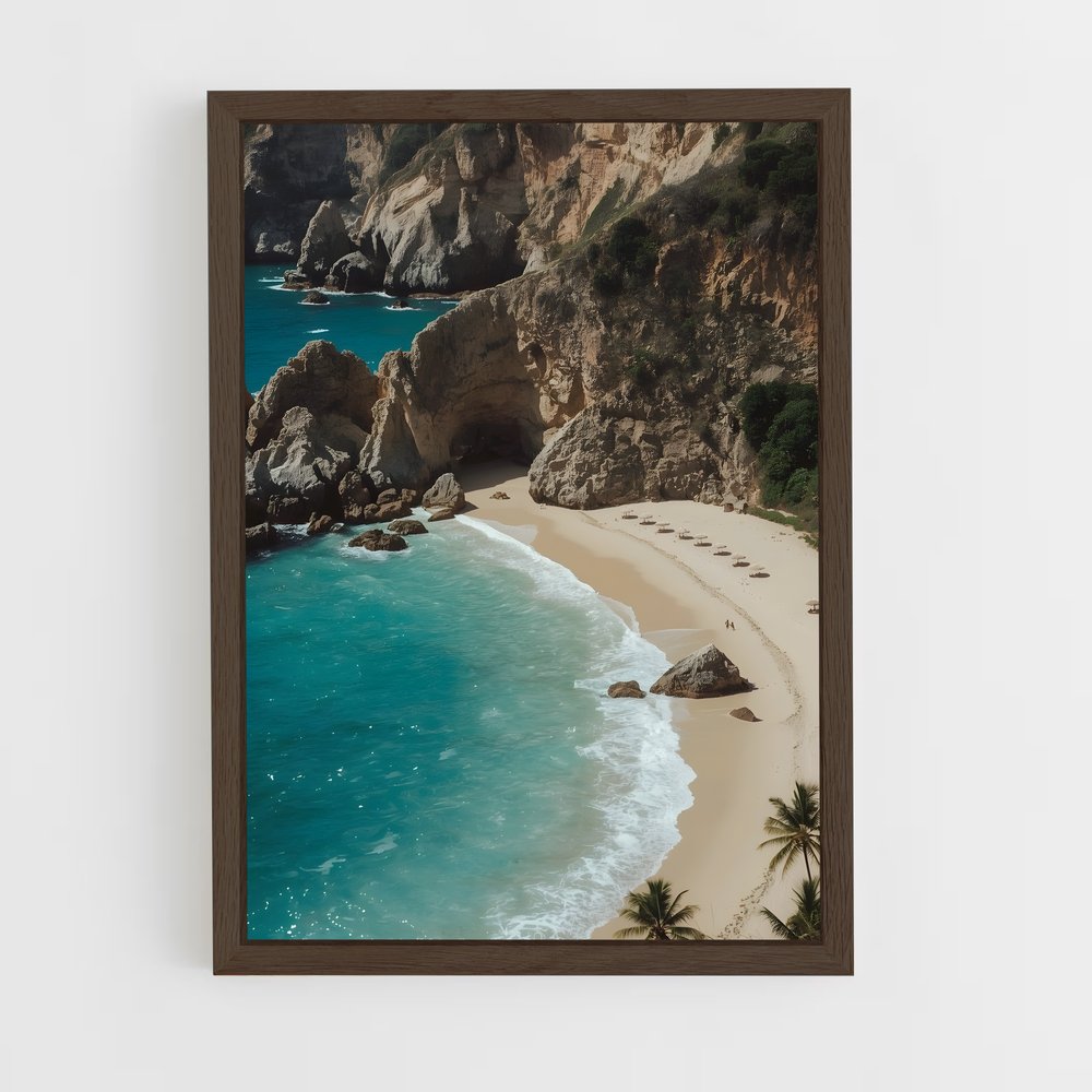 ap-mediterranean sea-12 cadre Bois foncé