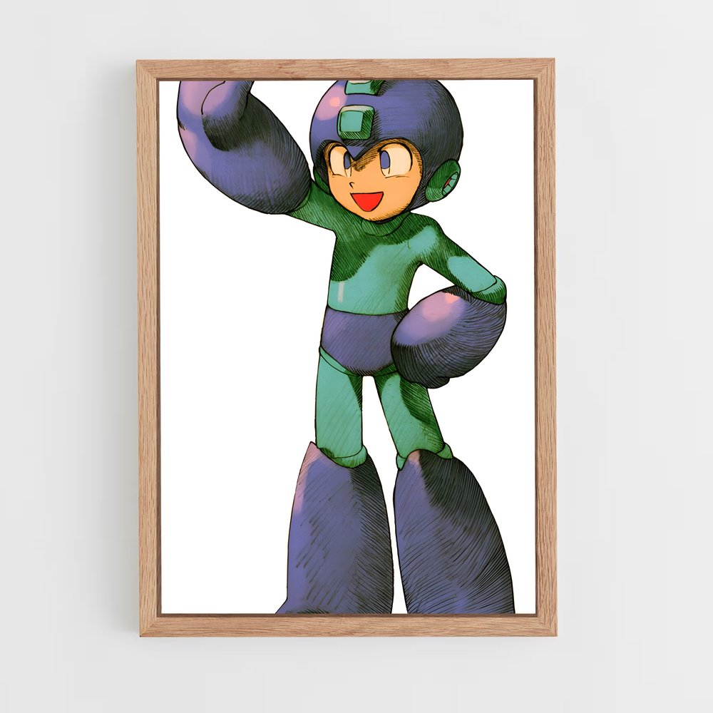 ap-mega man-1 cadre Bois clair