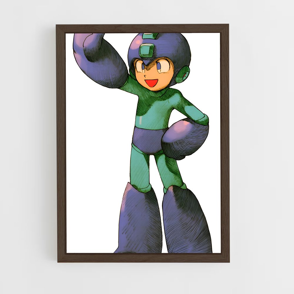 ap-mega man-1 cadre Bois foncé