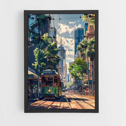 ap-melbourne tram-8 cadre Noir