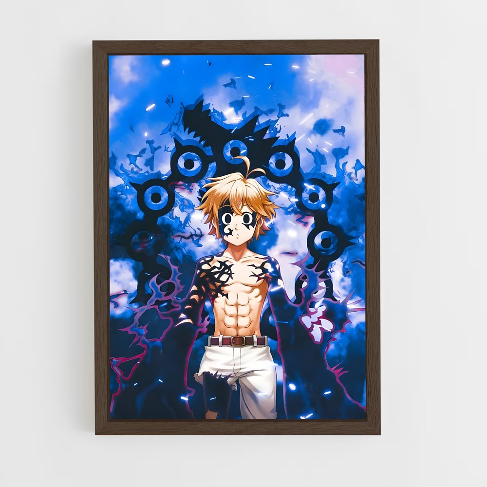 ap-meliodas-8 cadre Bois foncé