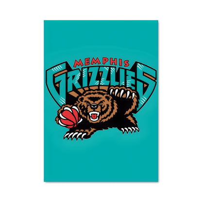 Poster Grizzlies en Action