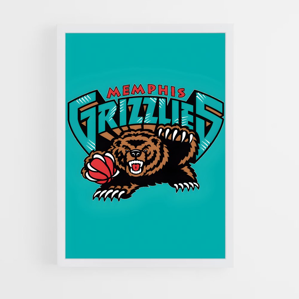 ap-memphis grizzlies-2 cadre Blanc
