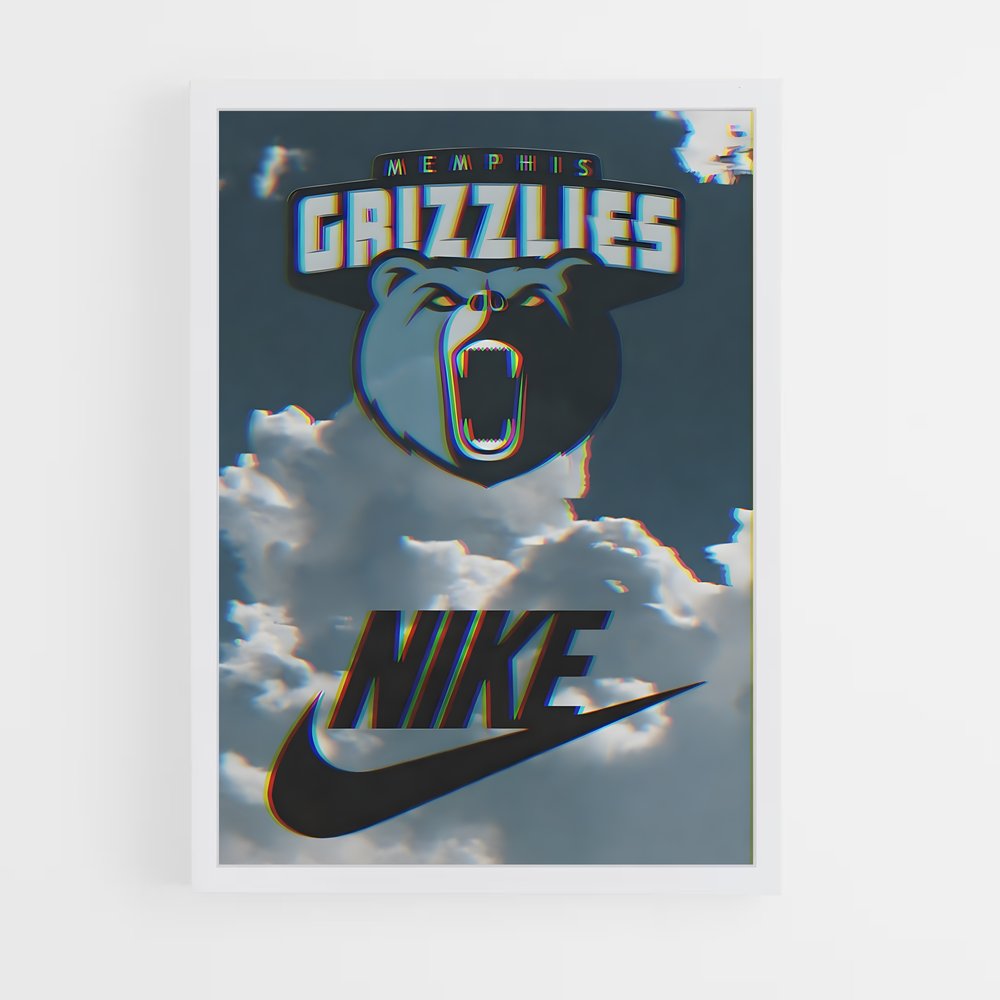 ap-memphis grizzlies-4 cadre Blanc