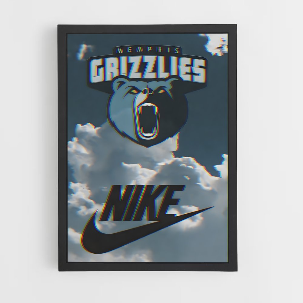 ap-memphis grizzlies-4 cadre Noir