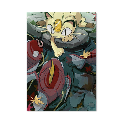 Poster Meowth's Feast