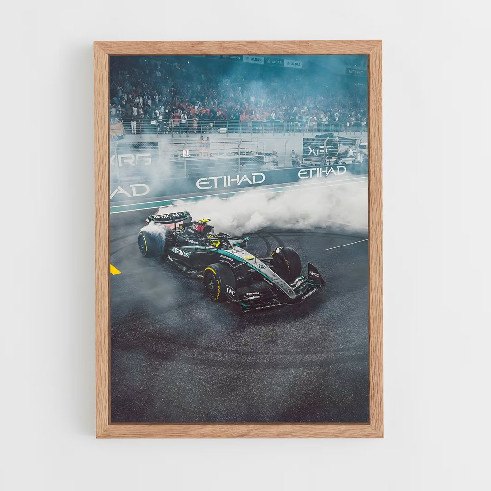 ap-mercedes-amg petronas f1 team-1 cadre Bois clair
