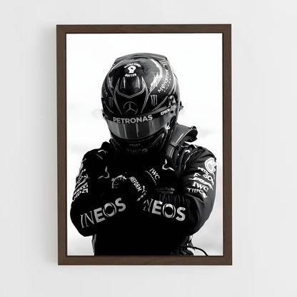 ap-mercedes-amg petronas f1 team-9 cadre Bois foncé