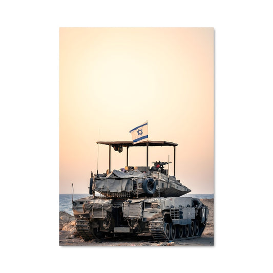 Poster Tank sur la Plage