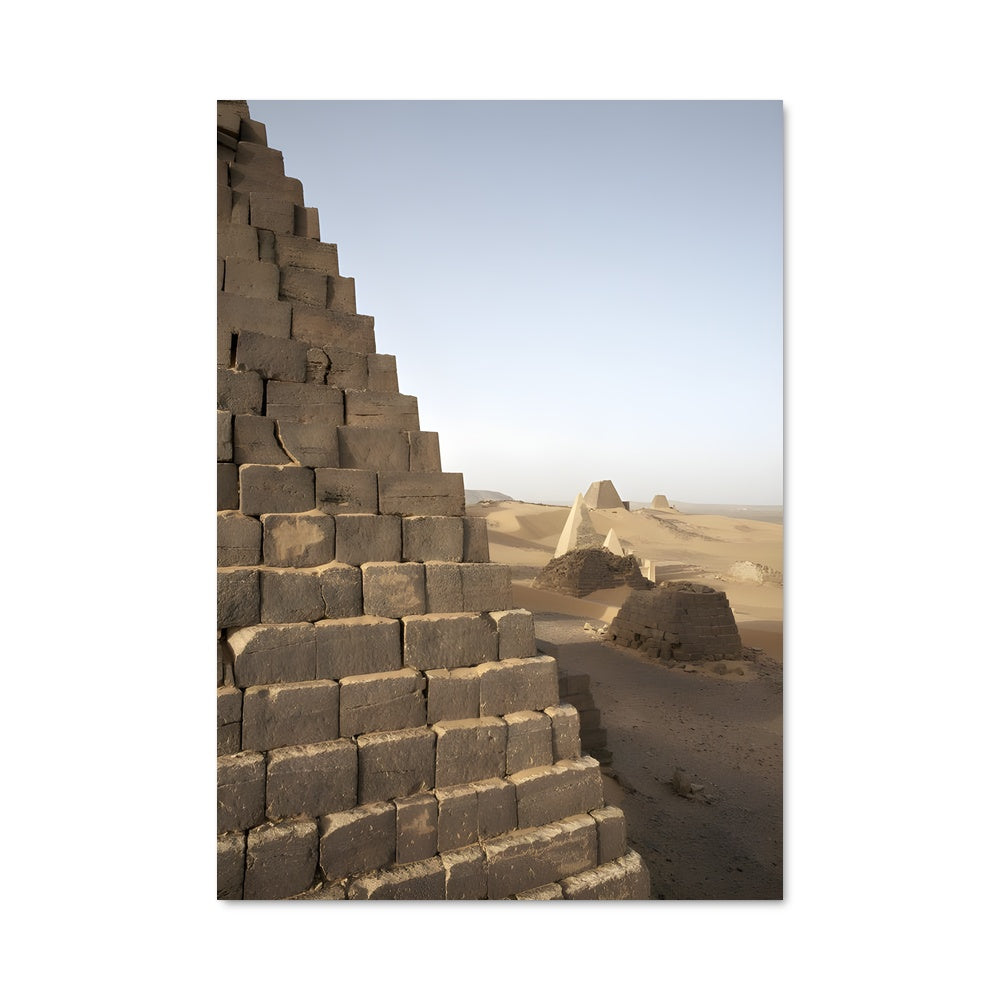 Poster Les Pyramides de Meroe