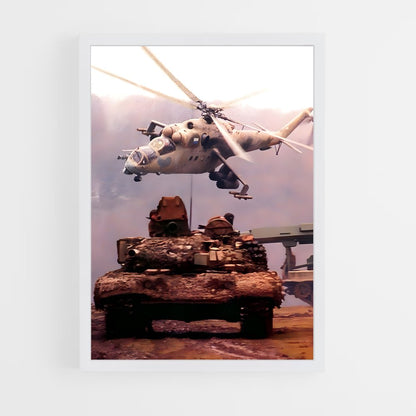 ap-mi-24 hind-2 cadre Blanc