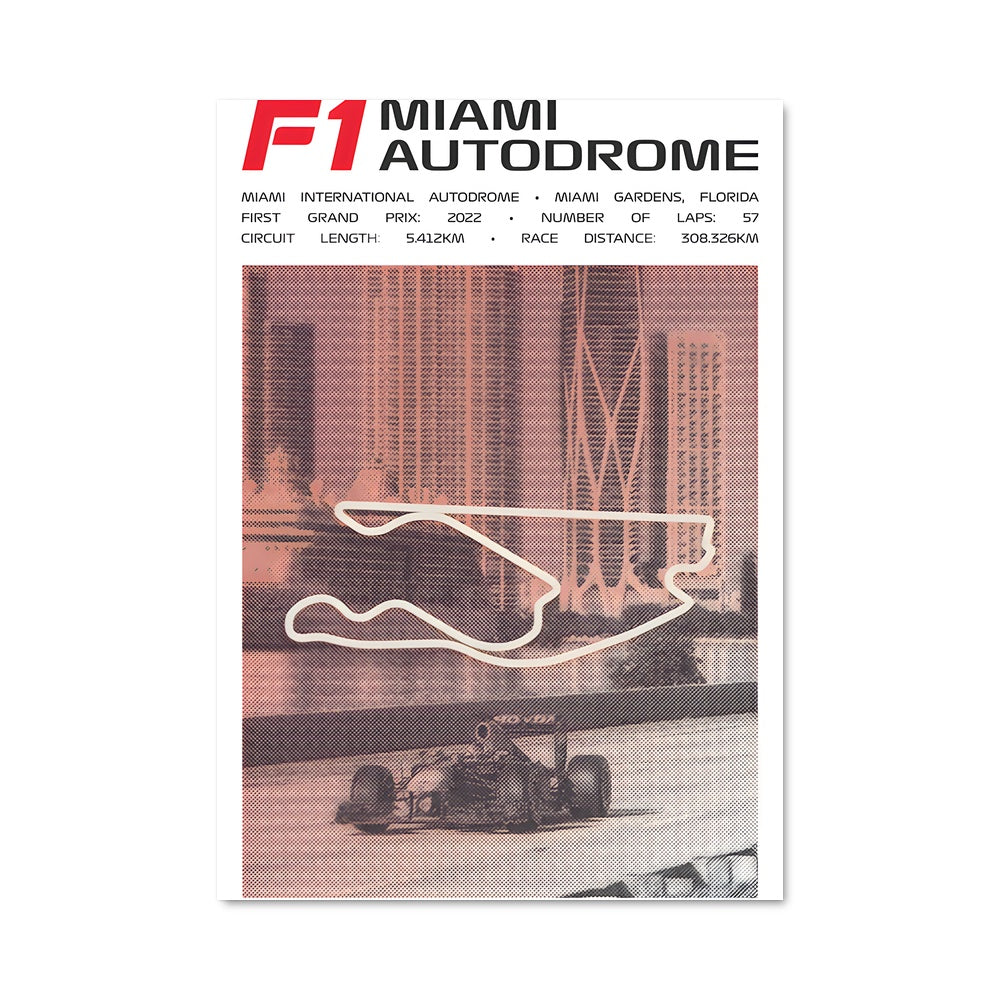 Poster F1 Aventure Miami