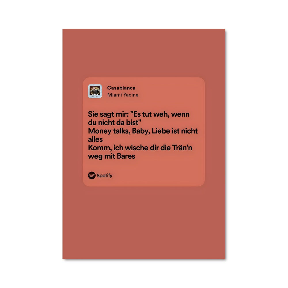 Poster Textes de Miami