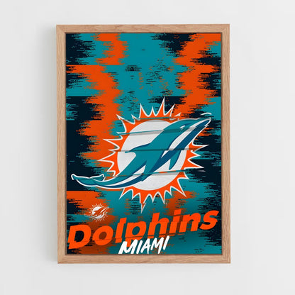 ap-miami dolphins-1 cadre Bois clair