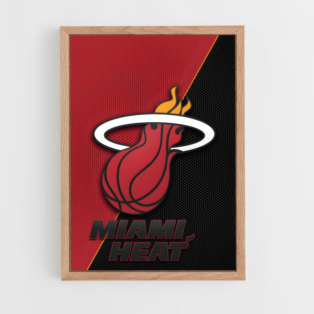 ap-miami heat-8 cadre Bois clair