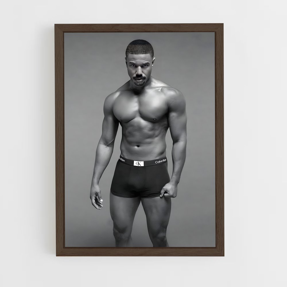 ap-michael b jordan-7 cadre Bois foncé