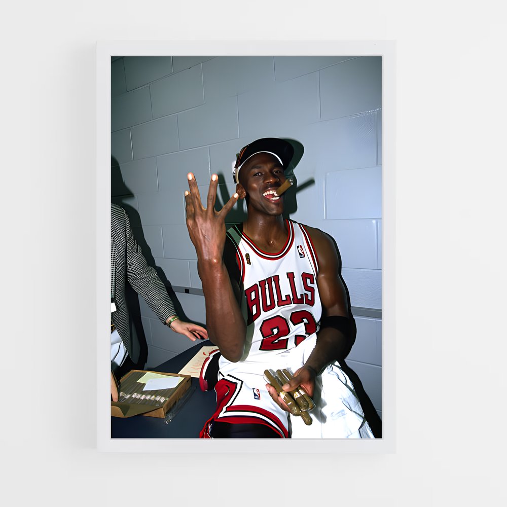 ap-michael jordan-11 cadre Blanc