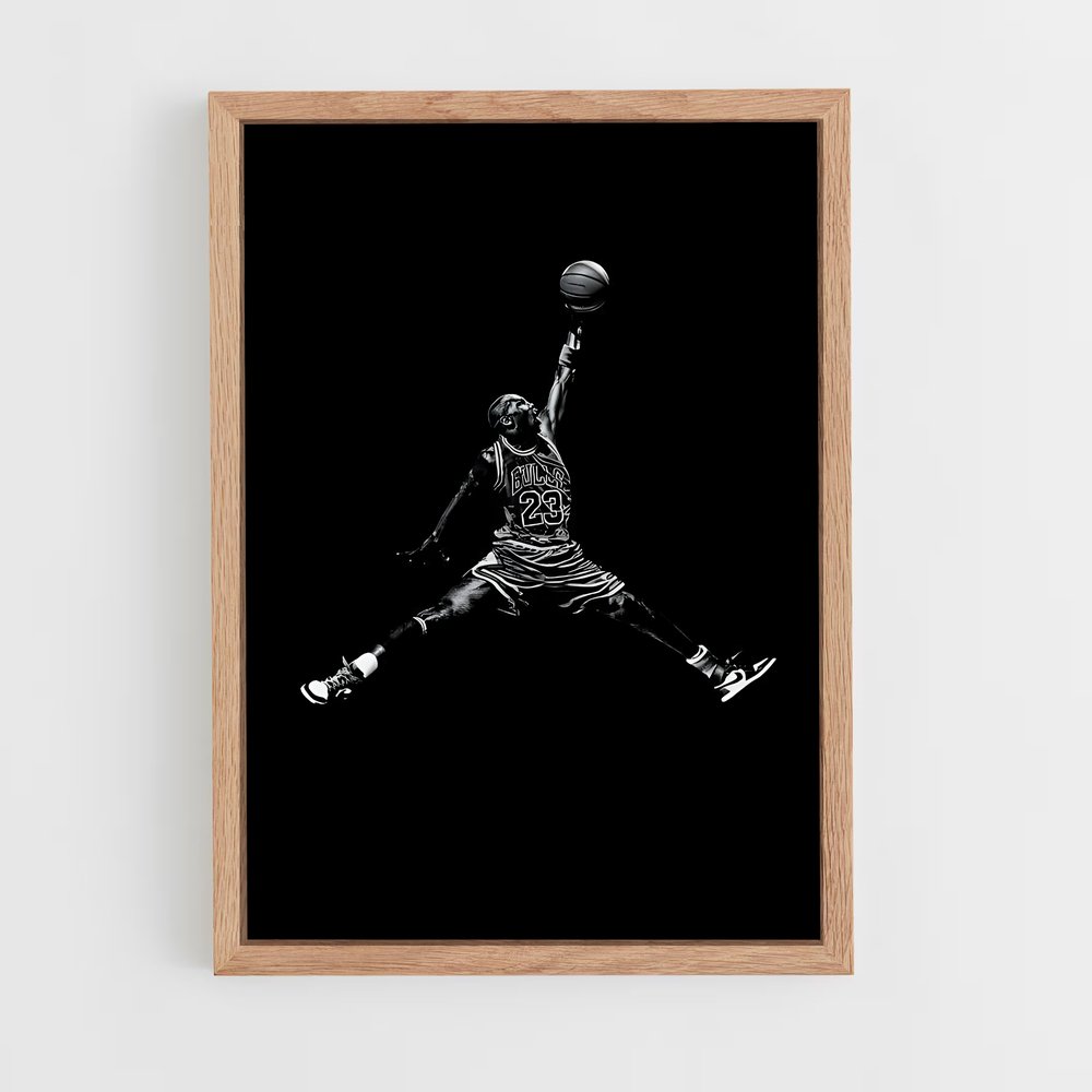 ap-michael jordan-12 cadre Bois clair