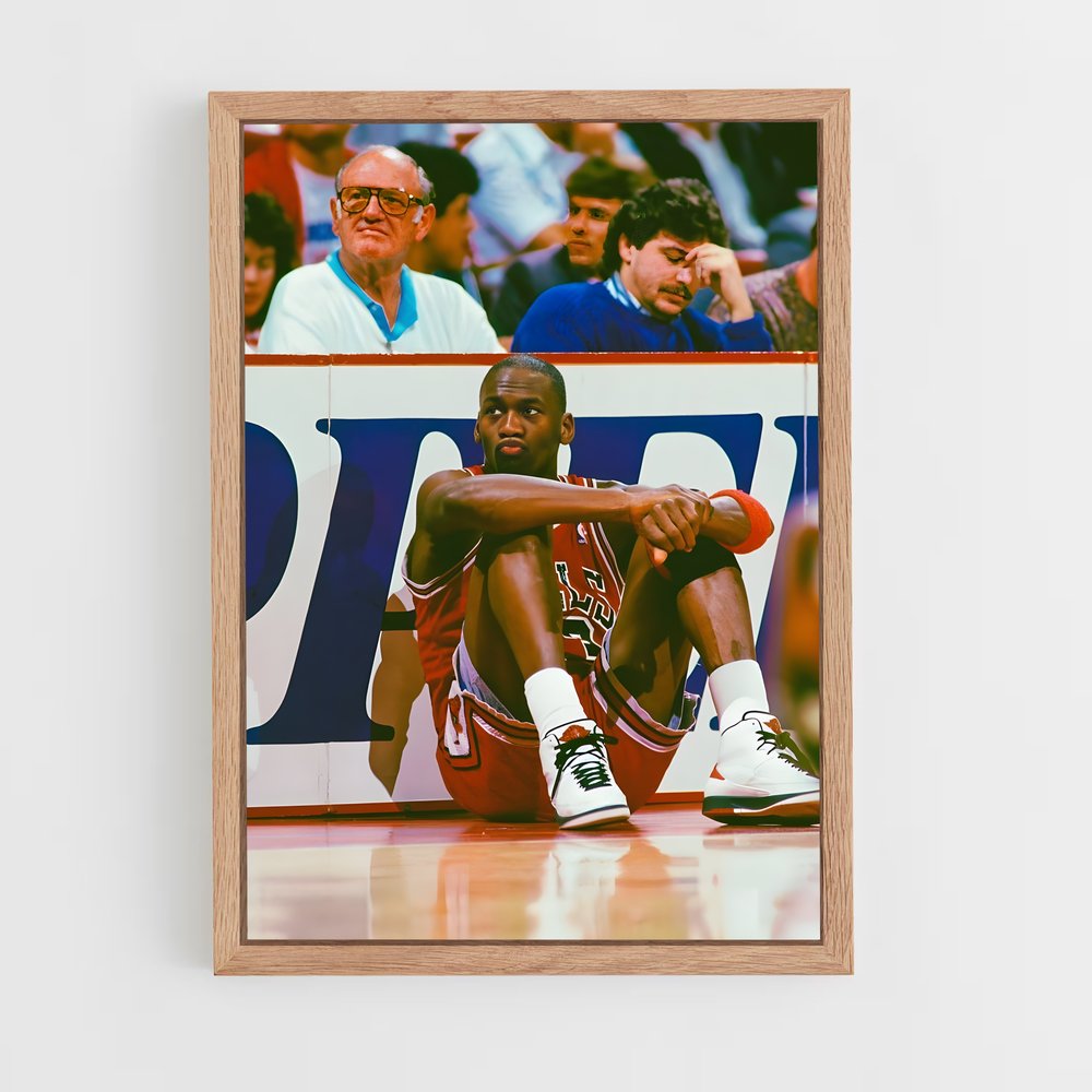 ap-michael jordan-13 cadre Bois clair