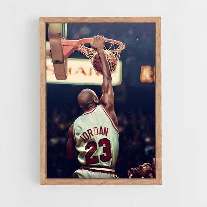 ap-michael jordan-14 cadre Bois clair