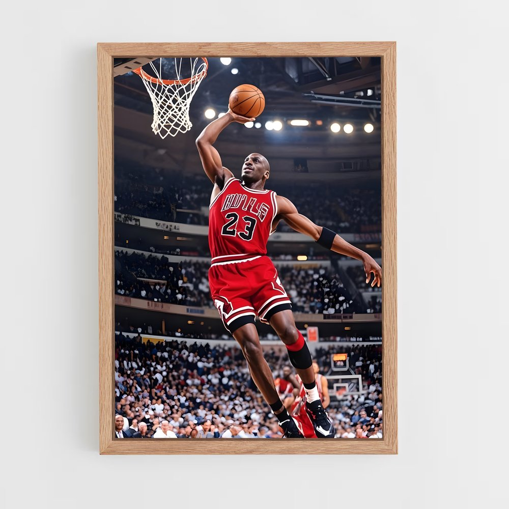 ap-michael jordan-4 cadre Bois clair