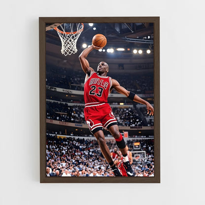ap-michael jordan-4 cadre Bois foncé