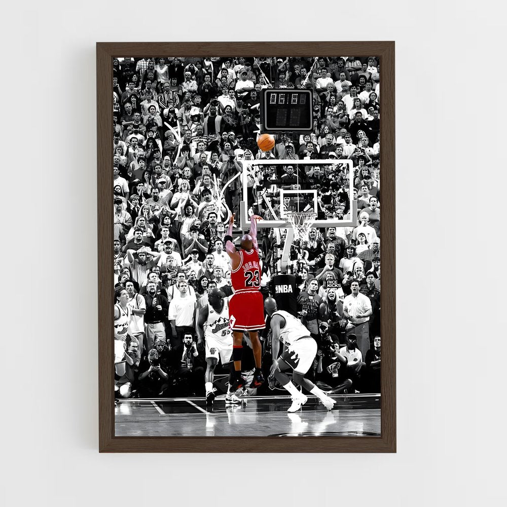 ap-michael jordan-7 cadre Bois foncé