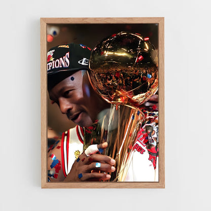 ap-michael jordan-9 cadre Bois clair