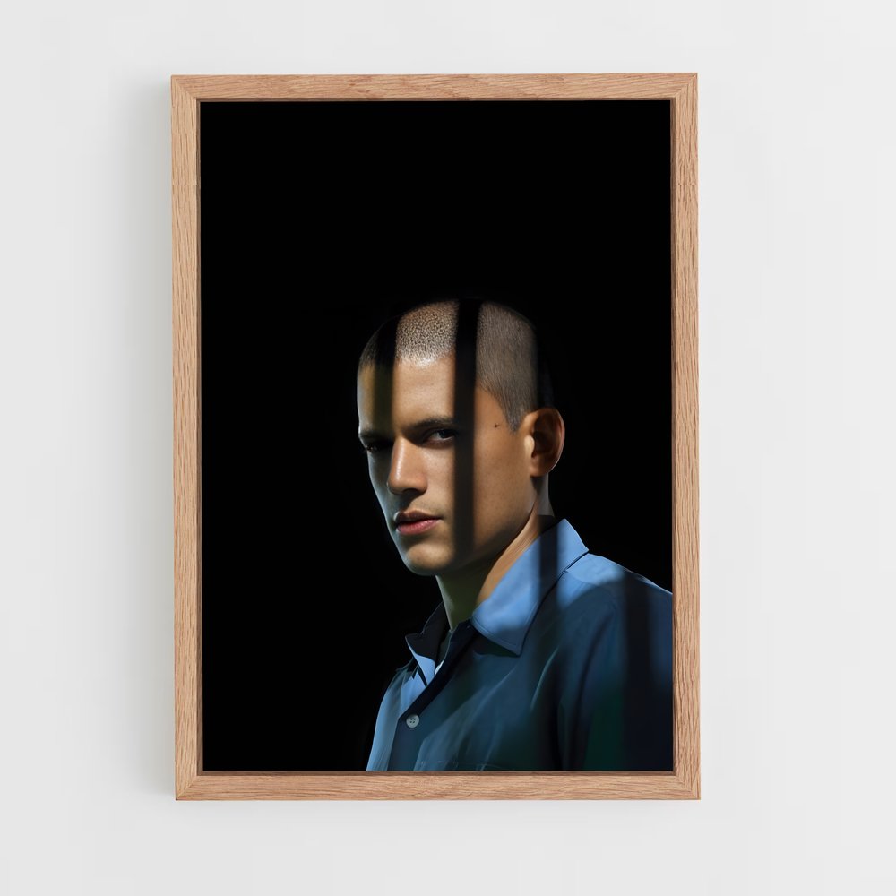ap-michael scofield-3 cadre Bois clair