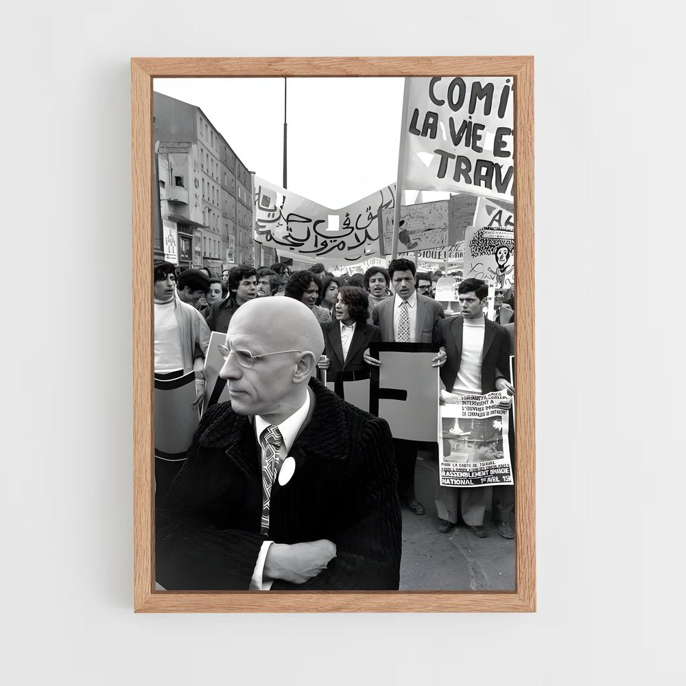 ap-michel foucault-5 cadre Bois clair