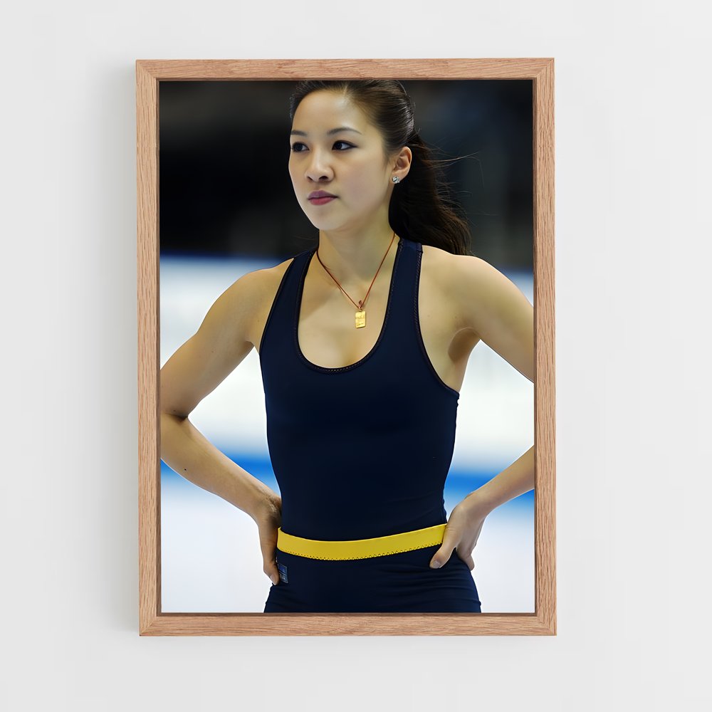 ap-michelle kwan-3 cadre Bois clair
