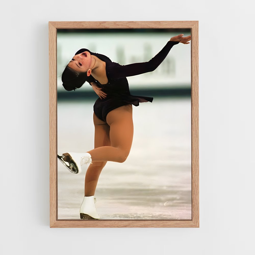 ap-michelle kwan-6 cadre Bois clair
