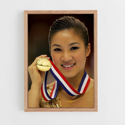 ap-michelle kwan-8 cadre Bois clair