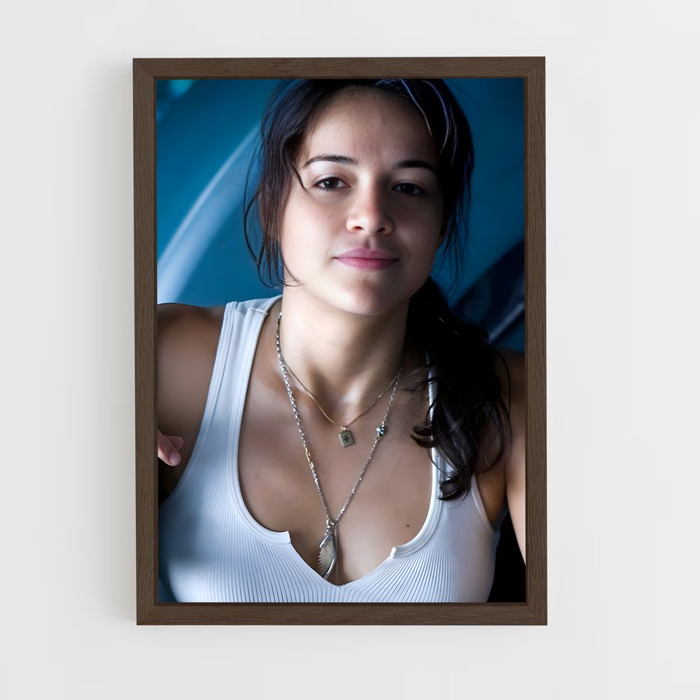 ap-michelle rodriguez-6 cadre Bois foncé