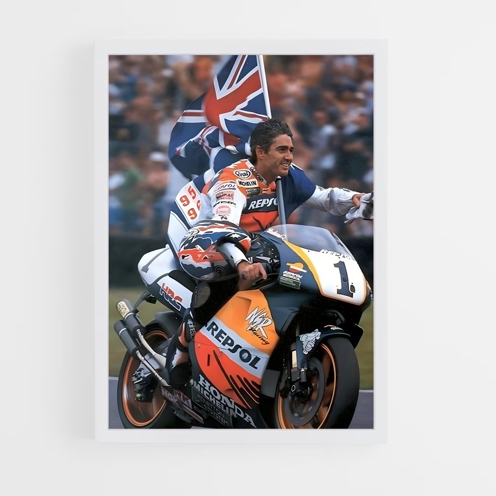 ap-mick doohan-2 cadre Blanc