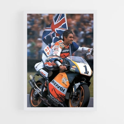 ap-mick doohan-2 cadre Blanc