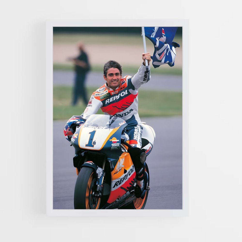 ap-mick doohan-3 cadre Blanc