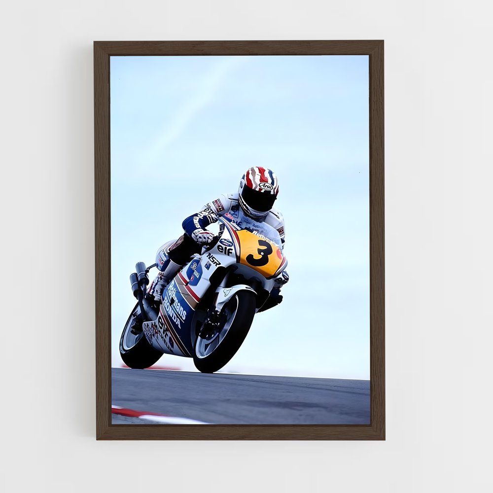 ap-mick doohan-7 cadre Bois foncé