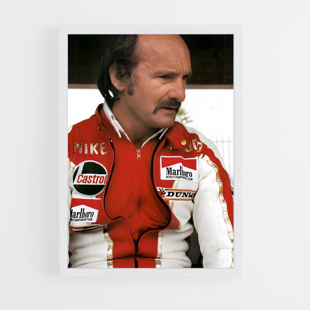 ap-mike hailwood-1 cadre Blanc
